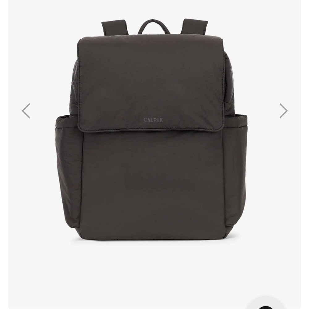 - Diaper Backpack with Laptop Sleeve in Black